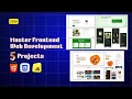 Build 5 Real World Projects in 3 Hours Full Frontend Projects HTML CSS JAVASCRIPT Tutorial