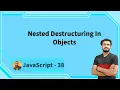 nested object destructuring javascript