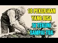 10 PEKERJAAN YANG BISA DI LAKUKAN SAMPAI TUA