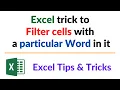 Download Lagu Filter cells that contain a particular text