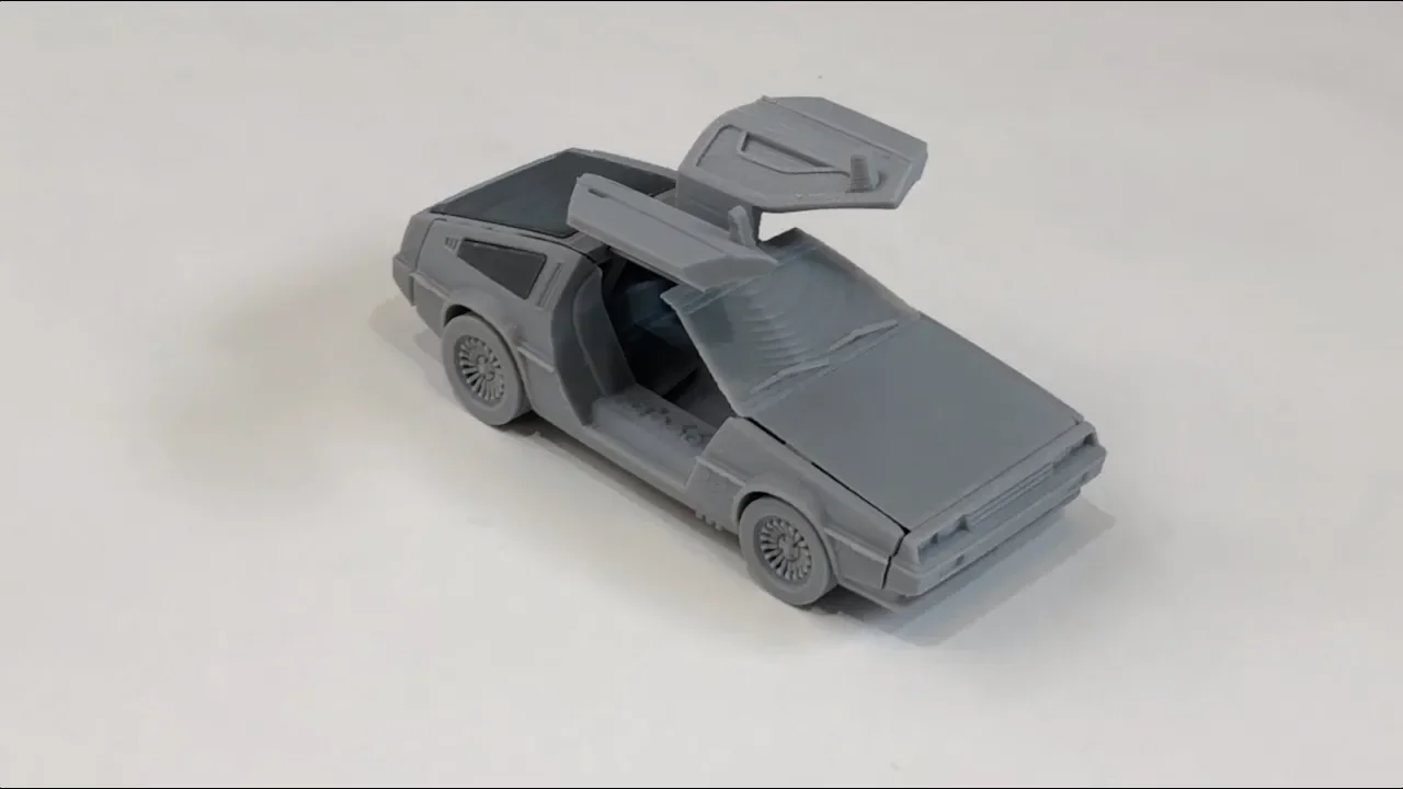 Foldable car Delorean video thumbnail