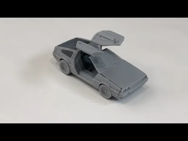 Foldable car Delorean video thumbnail