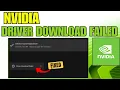 Fix NVIDIA Driver Download Failed In Windows