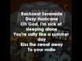 Backseat Serenade - All Time Low (Lyrics)