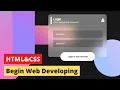 HTML CSS For Beginners Design a glassy blur Login Box 2021