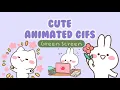 Cute Animated Gifs Green Screen