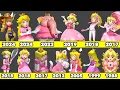 Evolution of Princess Peach Playable Character Game Graphics In Nintendo Games 1988-2025
