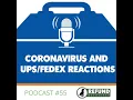 Coronavirus and UPS FedEx Reactions