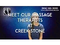 Massage Amarillo Creek Stone Meet Therapist