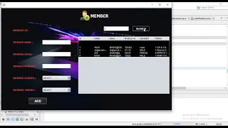 Search data from database Search Button Search Bar Java Netbeans