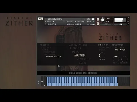 Concert Zither v2 product video