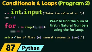 Conditionals and Loops - Program 2