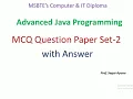 Advanced Java Programming MCQ Set-2