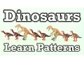 Learn Patterns with Dinosaur toys - Playmobil Dinos Learning math patterns for kids