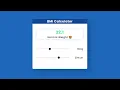 Simple BMI Calculator using JavaScript JavaScript BMI Calculator