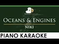 Download Lagu NIKI - Oceans \u0026 Engines - LOWER Key (Piano Karaoke Instrumental)