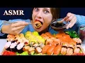 Download Lagu ASMR SUSHI \u0026 SASHIMI PLATTER MUKBANG (No Talking) EATING SOUNDS | LILIBU ASMR