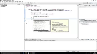 Java IO reading a file using BufferedReader