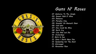 Guns N' Roses - Greatest Hits - Best Songs - PlayList - Mix