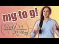 mg to g How to Convert Milligrams to Grams