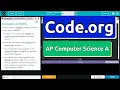 Code org Lesson 1 2 Variables Tutorial with Answers Unit 2 Computer Science A CSA