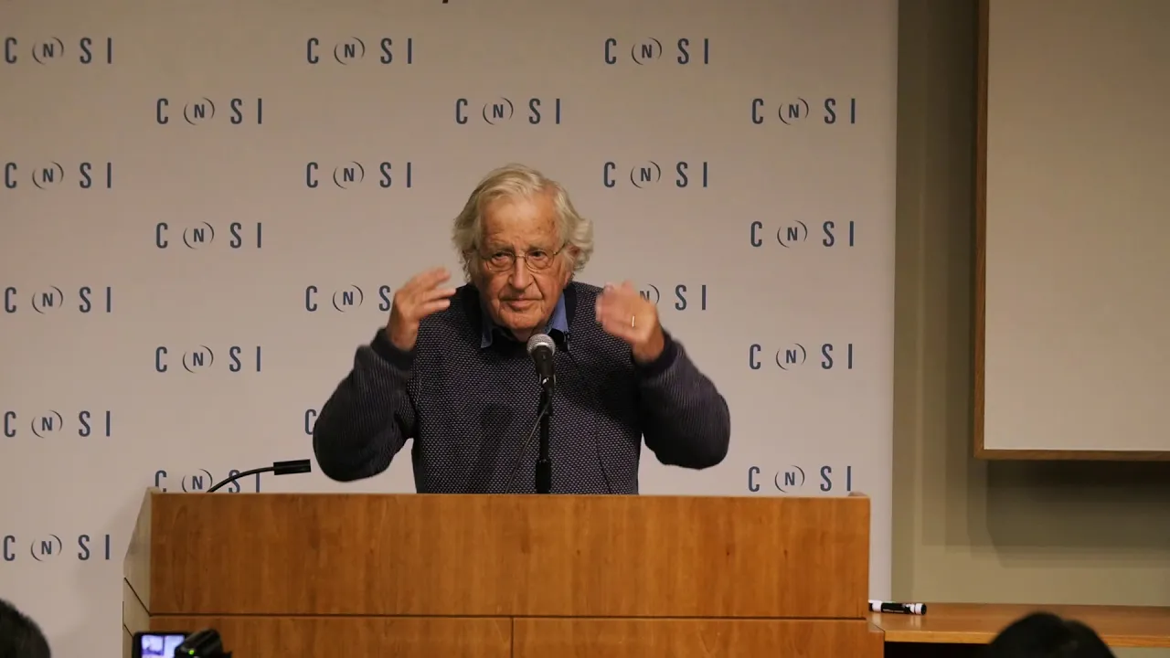 5/2/2019 Chomsky Lecture w/ Q&A