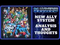 DCUO New Ally System Analysis and Thoughts