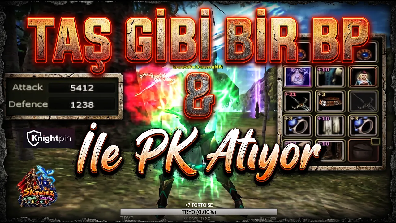 DostWeDusmaN - (Agartha) Serverinde +10 Paper Set ve +10 Ms'li Bp İle Pk Atıyor ! Knight Online
