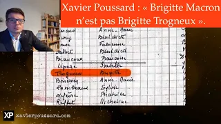Xavier Poussard Brigitte Macron is not Brigitte Trogneux