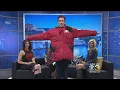 Jim Donovan Wears A Pizza Parka