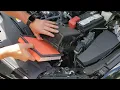 Air filter replacement Toyota Camry 2018 - 2023