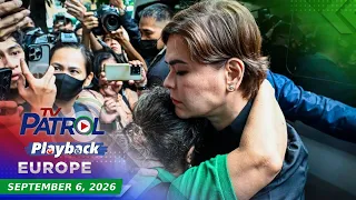 TV Patrol Playback Europe | September 6, 2026