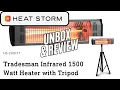 Heat Storm Infrared 1500W Heater Model HS-1500-TT - Unbox Setup and Review