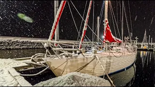 Sailing off from USA’s Snowiest Town in the middle of WINTER