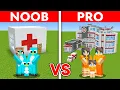 Download Lagu Minecraft: NOOB vs PRO: HOSPITAL BUILD CHALLENGE TO PROTECT MY FAMILY