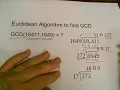 Unit 3 GCD - Euclidean Algorithm Method
