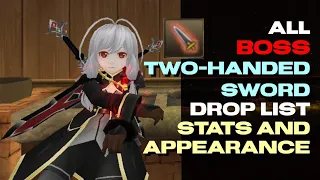 Download Toram Online: All Boss Two-Handed Sword Drop List | Stats and Appearance | chae_ MP3