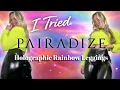 Lagu Pairadize Holographic Rainbow Leggings 🌈✨ | SHINIEST Try-On Ever