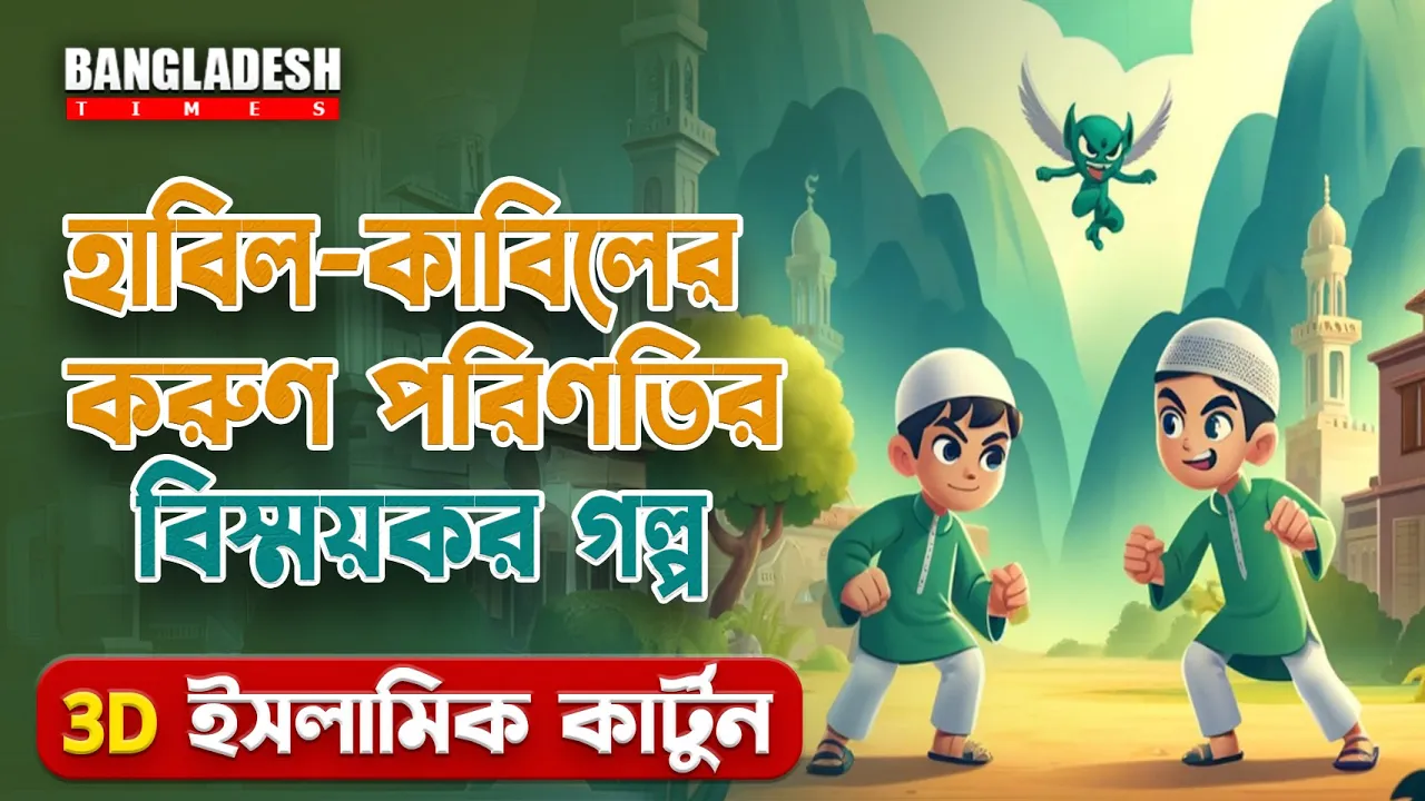 হাবিল কাবিলের মর্মান্তিক কাহিনী | প্রতিদিনের ইসলামিক কার্টুন