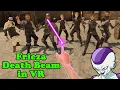 Frieza Death Beam in Virtual Reality is INSANE