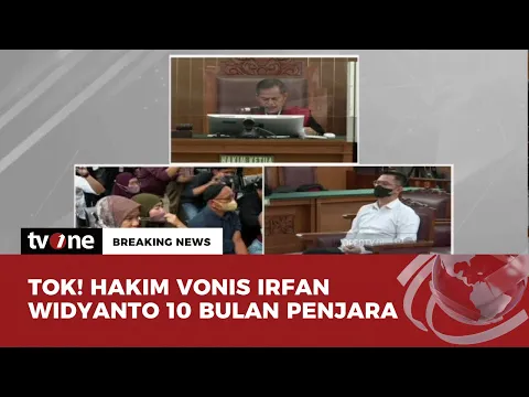 Terdakwa Irfan Widyanto Divonis 10 Bulan