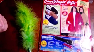 Relaxing Flipping Thru Carol Wright Gift Catalog Soft Spoken Comments ASMR Chewing Gum