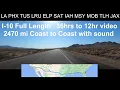 I-10 in 12 hours CA Pacific to FL Atlantic 1080p 3x speed