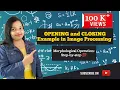 Opening and Closing in Digital image processing Morphological operations in Computer Vision