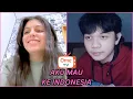 Lagu KETIKA BULE BAHAGIA DENGAN COWOK INDONESIA, MAU KE INDONESIA?! | OME TV INTERNASIONAL