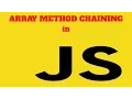 Array Method Chaining Filter and Map