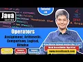 Java Programming Operators Tutorial Java Series by Meedhansh K Gupta