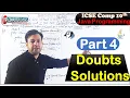 Part 4 Doubts Solutions in Java icse class 10 computer String handling Program