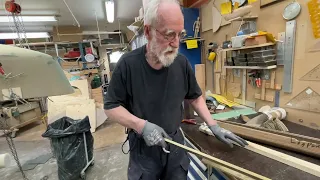 27 Nov 2022  Unpacking the aluminumbronze for the rudder bearings and wear sole. New challenges.