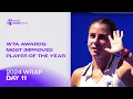 Emma Navarro Most Improved Player Of The Year 1st Title 6 Semifinals 2024 WTA Wrap Day 11